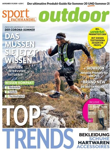 SportFachhandel – Outdoor 2020 Cover