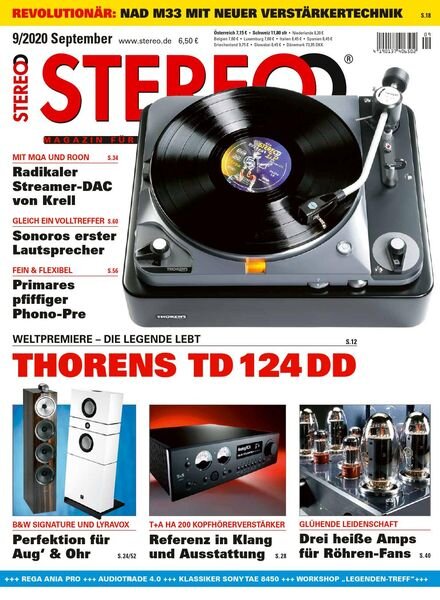 Stereo – September 2020 Cover