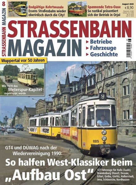 Strassenbahn Magazin – August 2020 Cover