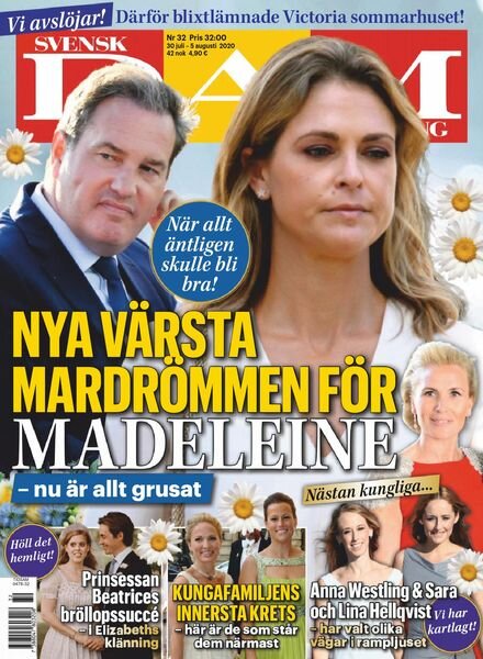 Svensk Damtidning – 30 juli 2020 Cover