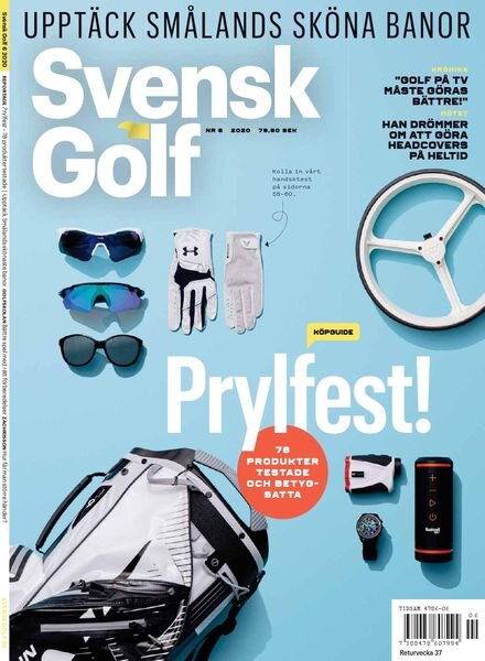Svensk Golf – augusti 2020 Cover
