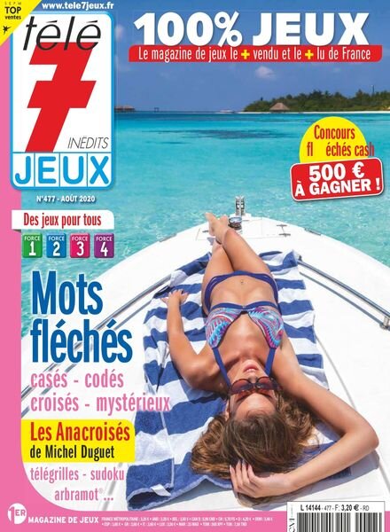 Tele 7 Jeux – Aout 2020 Cover
