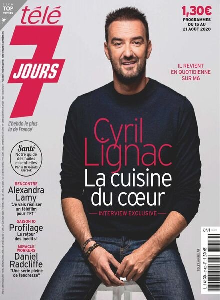 Tele 7 Jours – 15 aout 2020 Cover