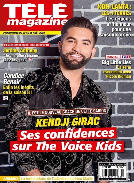 Tele Magazine – 22 Aout 2020 Cover