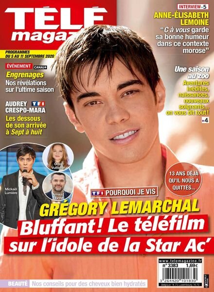 Tele Magazine – 5 Septembre 2020 Cover
