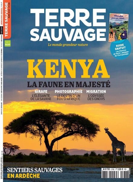 Terre Sauvage – Aout 2020 Cover