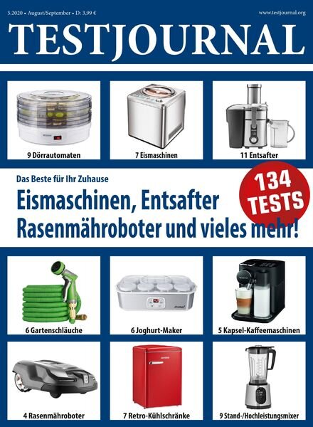 TESTJOURNAL – 17 Juli 2020 Cover