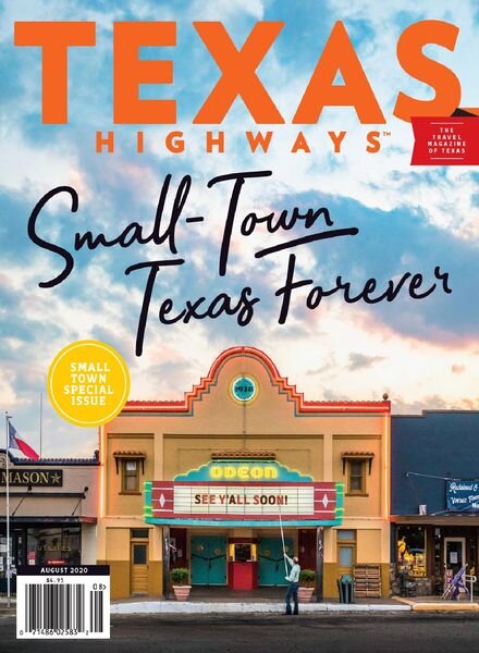 Texas Highways – August 2020 Cover