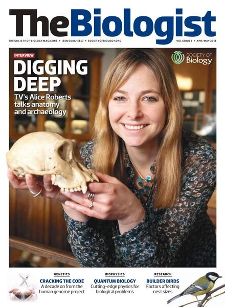 The Biologist – April- May 2013 Cover