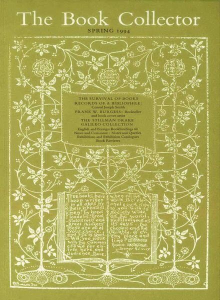 The Book Collector – Spring 1994 Cover