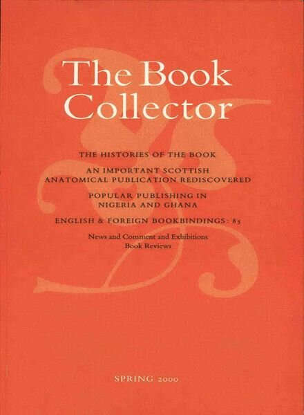 The Book Collector – Spring 2000 Cover