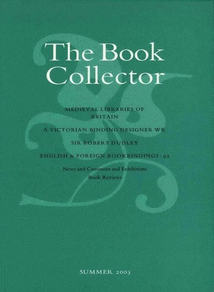 The Book Collector – Summer 2003 Cover