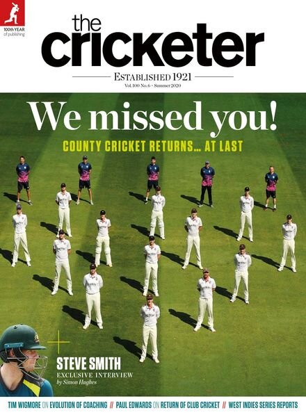 The Cricketer Magazine – Summer 2020 Cover