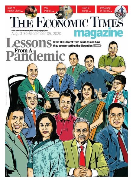 The Economic Times – August 30, 2020 Cover