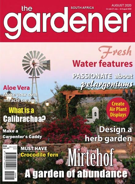 The Gardener South Africa – August 2020 Cover