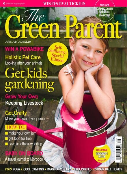 The Green Parent – June – July 2008 Cover