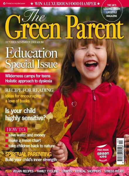 The Green Parent – October-November 2008 Cover