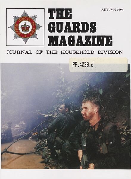 The Guards Magazine – Autumn 1996 Cover