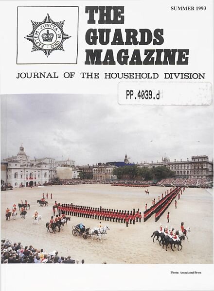 The Guards Magazine – Summer 1993 Cover