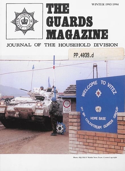 The Guards Magazine – Winter 1993 Cover