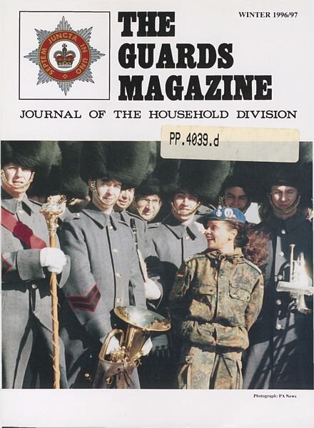 The Guards Magazine – Winter 1996 Cover