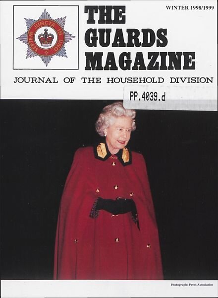 The Guards Magazine – Winter 1998 Cover