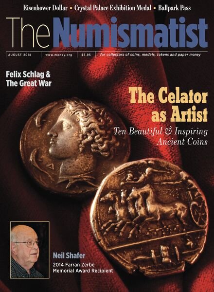 The Numismatist – August 2014 Cover