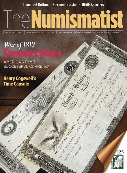 The Numismatist – February 2013 Cover