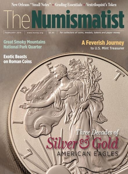 The Numismatist – February 2014 Cover