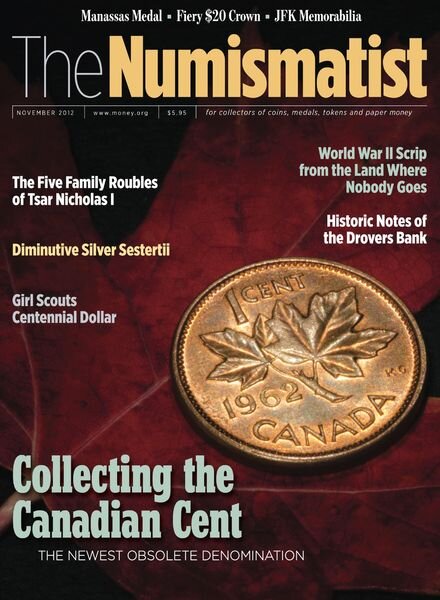 The Numismatist – November 2012 Cover