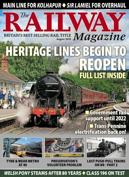 The Railway Magazine – August 2020 Cover