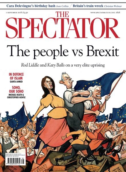The Spectator – 01.09.2018 Cover
