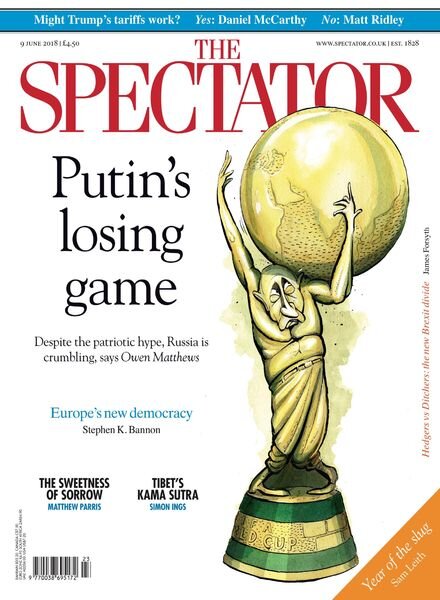 The Spectator – 09.06.2018 Cover