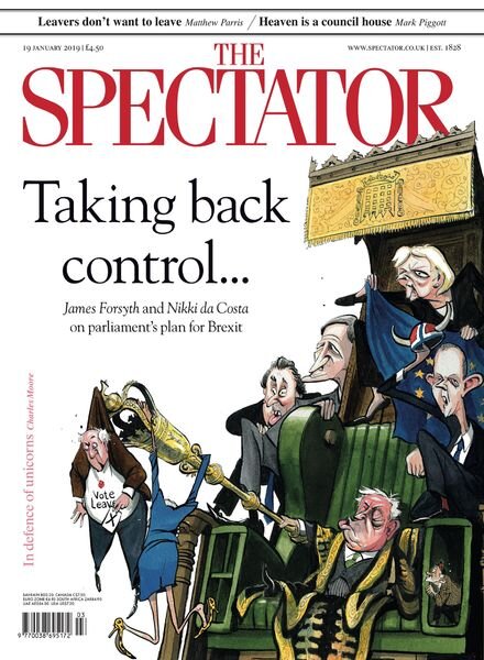 The Spectator – 19.01.2019 Cover