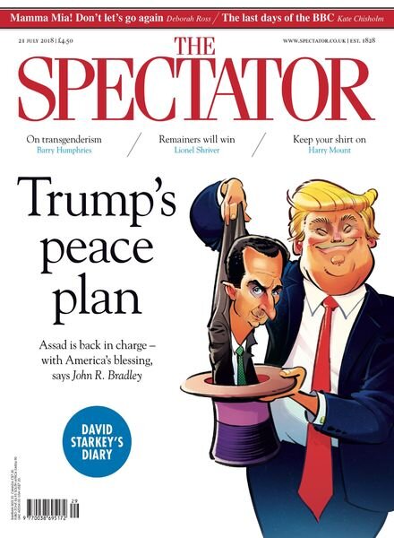 The Spectator – 21.07.2018 Cover