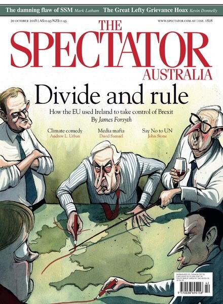The Spectator Australia – 20 October 2018 Cover