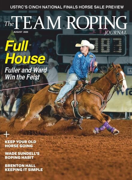 The Team Roping Journal – August 2020 Cover