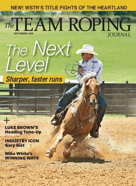 The Team Roping Journal – September 2020 Cover
