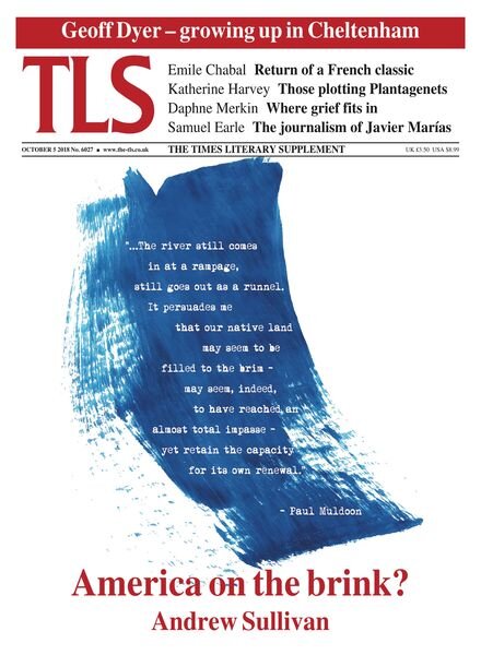 The Times Literary Supplement – October 4, 2018 Cover