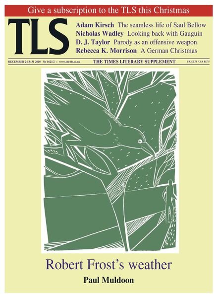 The Times Literary – Supplement TLS – 24-31 December 2010 Cover