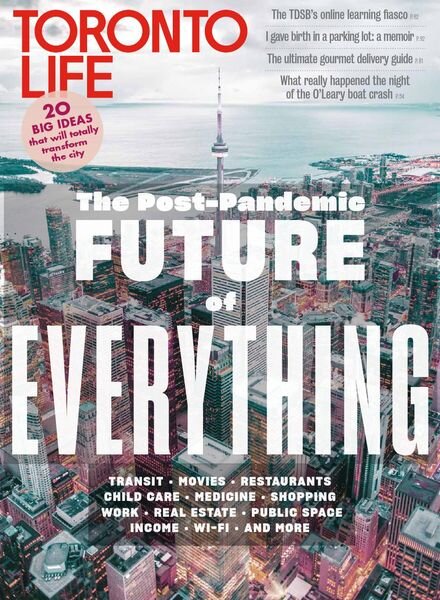 Toronto Life – September 2020 Cover