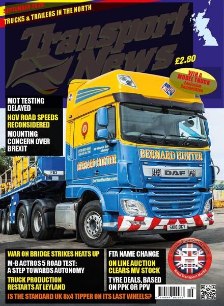 Transport News – September 2020 Cover