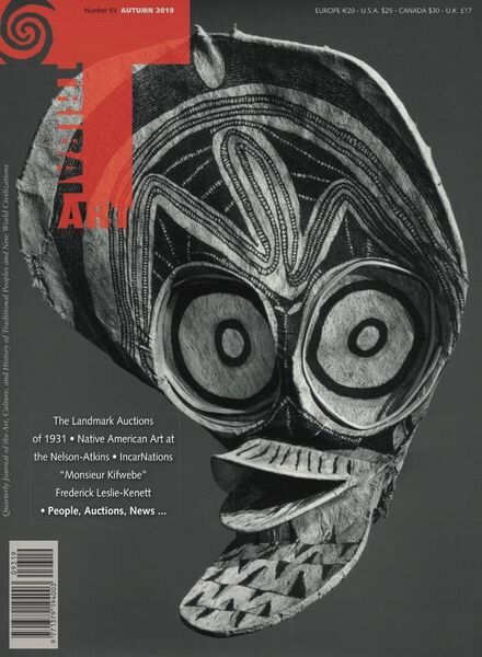 Tribal Art Magazine – Autumn 2019 Cover