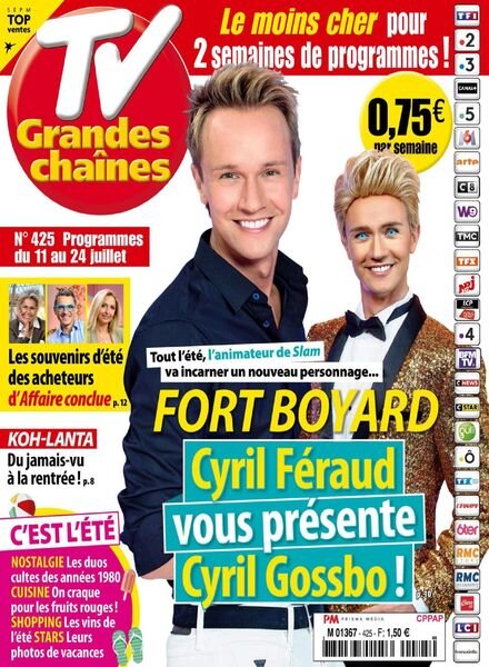 TV Grandes chaines – 11 Juillet 2020 Cover