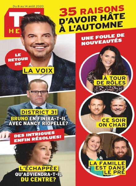 TV Hebdo – 08 aout 2020 Cover