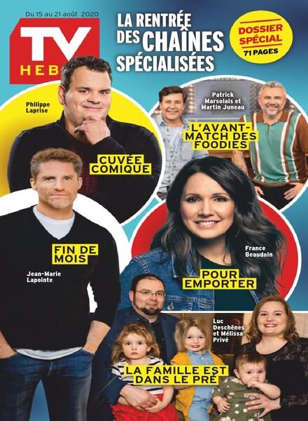TV Hebdo – 15 aout 2020 Cover