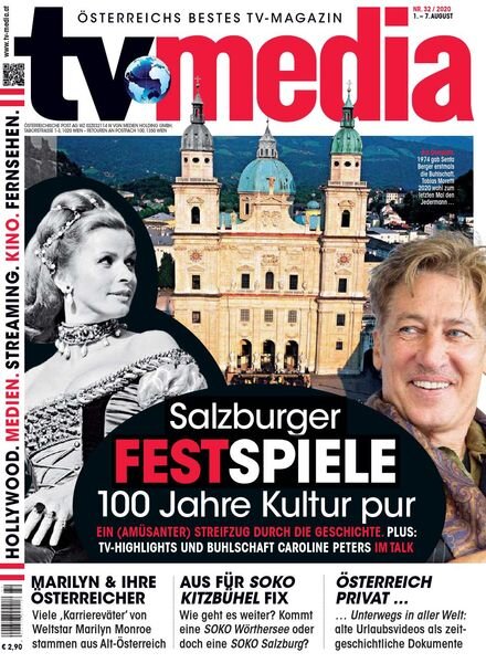 TV-Media – 1 August 2020 Cover