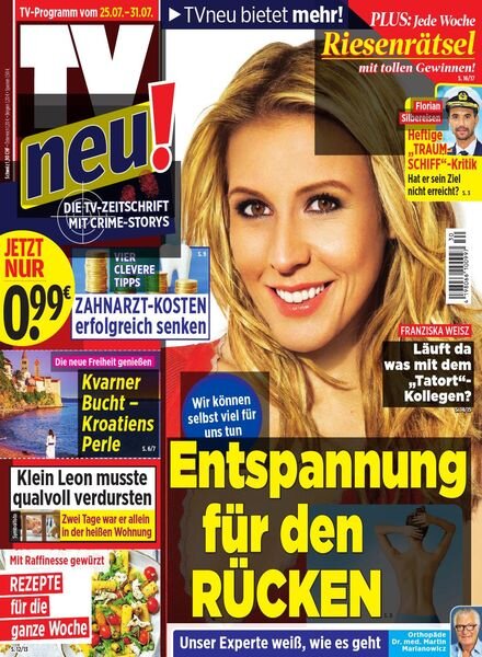 TV neu – 16 Juli 2020 Cover