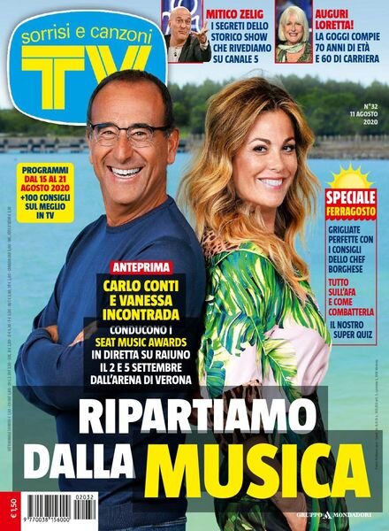 TV Sorrisi e Canzoni – 11 Agosto 2020 Cover