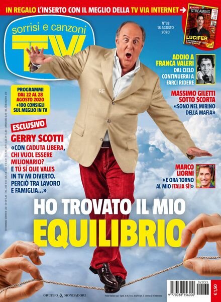TV Sorrisi e Canzoni – 18 Agosto 2020 Cover
